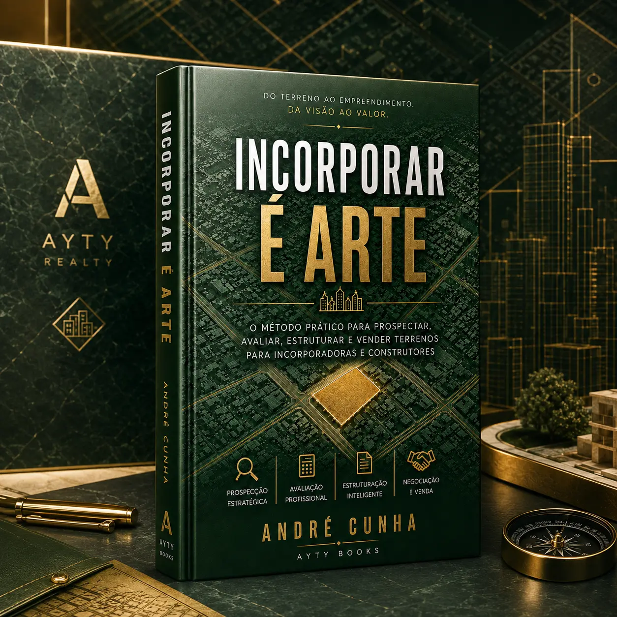 Cover of the Real Estate Development Is an Art book by André Cunha